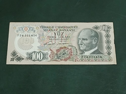 Banconota turchia 100 - banconota,