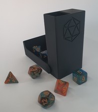 Portable dice tower - dice,