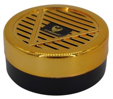 GERMANUS Umidificatore rotondo oro con cristalli