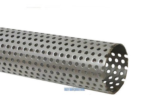 Tubo traforato acciaio inox - traforato,