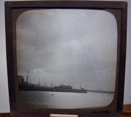 Magic lantern slide ships - magic,
