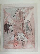 1931 ca.Liberty Art Nouveau Caccia La vie Parisienne Fournier