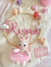 fiocco nascita bimba Amigurumi