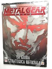 GUIDA STRATEGICA UFFICIALE ITALIANA METAL GEAR SOLID PS1 NUOVA NEW NO RISTAMPA!