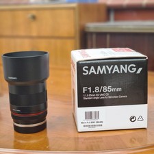 Samyang MF 85 mm F1.8 Ed UMC CS per obiettivo Sony E nero