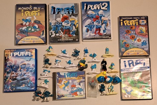 Puffi lotto pezzi dvd - puffi,
