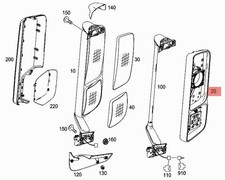 MERCEDES TRUCK LKW ACTROS MP4 ANTOS SPECCHIETTO RETROVISORE Dx OEM A0028104716