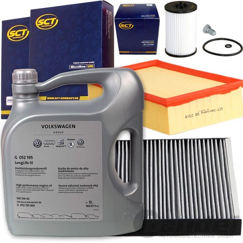 Kit tagliando olio vw 0w30 - tagliando,