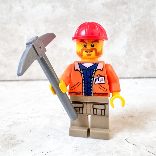 Lego town city - city, minatore