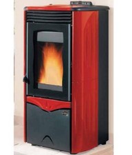STUFA A PELLET DUCHESSA IDRO NORDICA STEEL 13 KW BORDEAUX O PERGAMENA