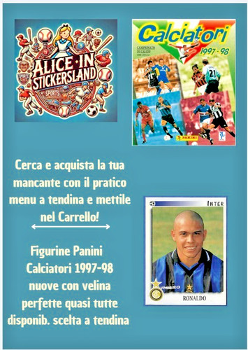 Panini calciatori 1997/98
