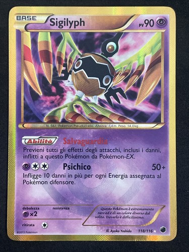 Pokemon tcg sigilyph - tcg, 118/116
