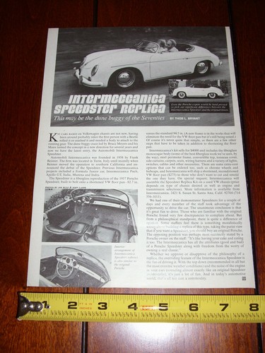 Intermeccanica speedster - intermeccanica,