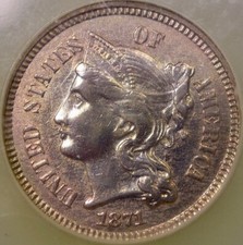 1871 TRE CENTESIMI NICHEL