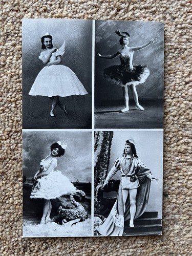 Soviet postcard ballet swan - soviet,