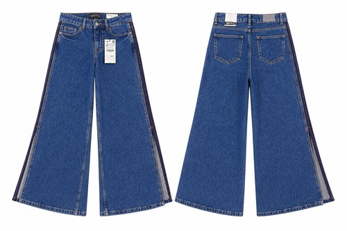 Jeans zara z1975 rise - jeans, gamba