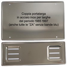 Coppia Portatarga/Cornice