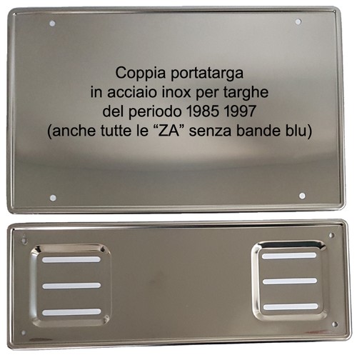 Coppia portatarga cornice - coppia, portatarga/cornice