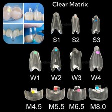 10 pezzi matrici BT trasparenti posteriori anteriori trasparenti a matrice trasparente adatte a BioClear