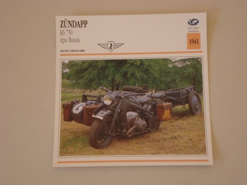 Scheda moto zundapp ks - scheda,