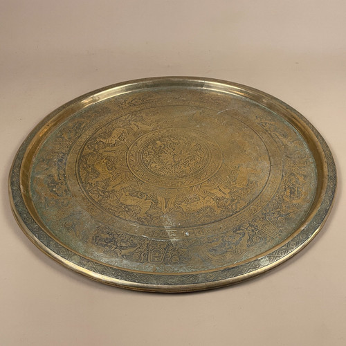 Vassoio ottone fantasia