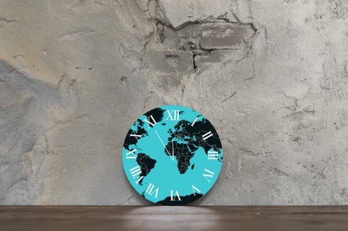 Orologio stampa planisfero - orologio,