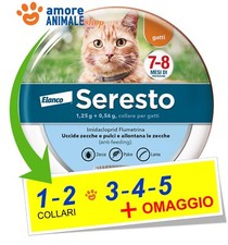 SERESTO Elanco → 1 / 2 / 3 / 4 / 5 - Collare per GATTI - Antiparassitario Gatto