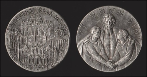 Medaglia giubileo anno santo - medaglia,