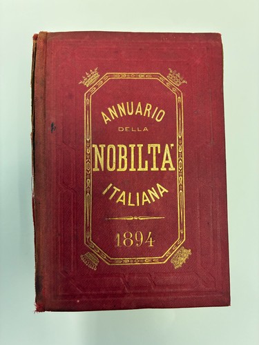 Annuario della nobiltà - annuario,