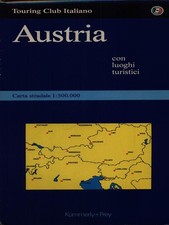 AUSTRIA CARTINA 1:500.000