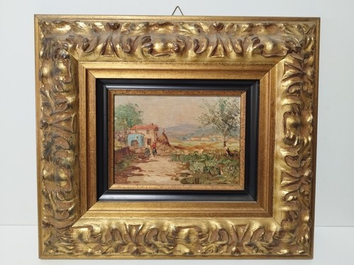Quadro dipinto olio - olio, su