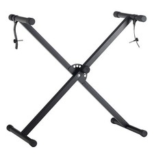 Supporto Tastiera a X Stand Regolabile più Corti con Cinghie Fissaggio Metallo