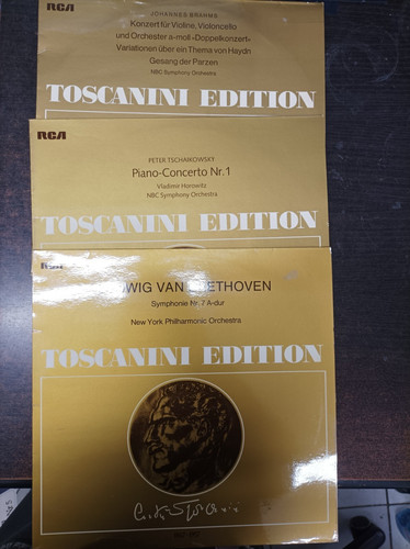 Toscanini edition brahms - 3x,