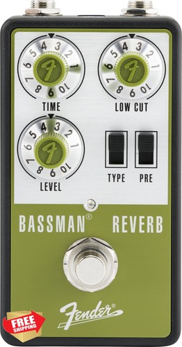 Pedale riverbero fender - riverbero,