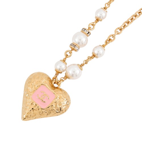 Collana chanel logo cuore - collana,