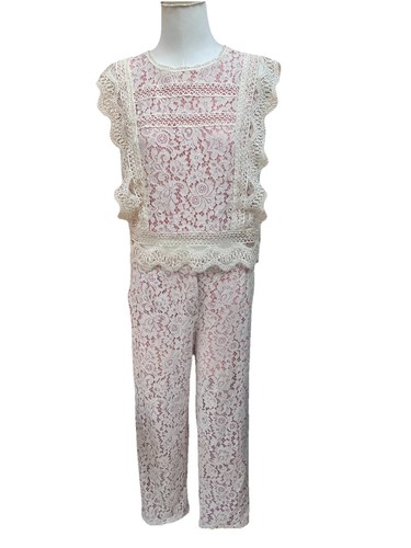Completo donna pizzo rosa - donna,