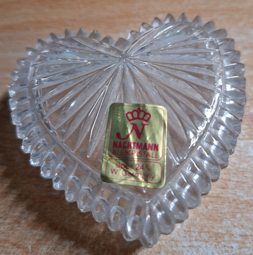 Cuore vetro con coperchio - cuore,