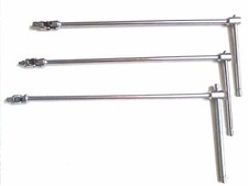 SET 3 CHIAVE A T SNODATA SNODO ATTACCO A BUSSOLA 1/2 3/8 1/4" BUSSOLOTTI BUSSOLE