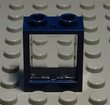 Lego Finestra 1x2x2 Blu Scuro