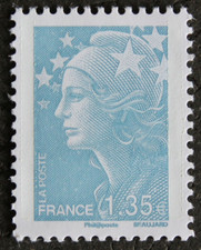 Timbre - FRANCE - Marianne de Beaujard 1.35€ - Neuf ** - YT4476 - 2010