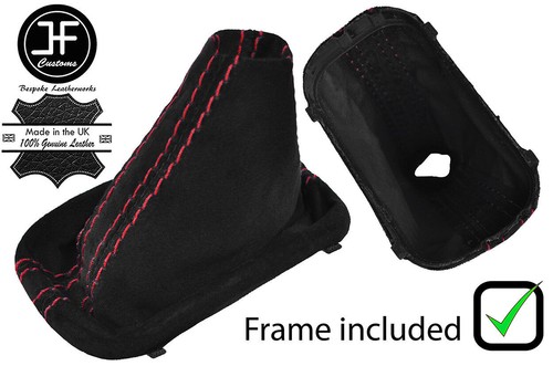 Rosso cucire suede - rosso, cuffia