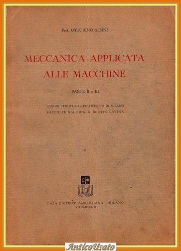 Meccanica applicata alle - meccanica,