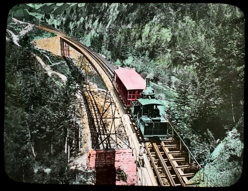 Magic lantern slide the - lantern, rigi