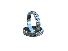 Coppia fedine argento - in,