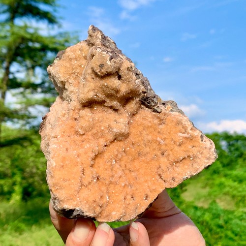 Zeolite arancione rara