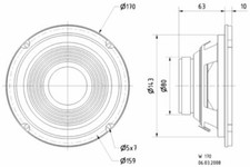 Altoparlante 8 Ohm 70 W