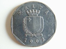 Moneda coin malta50 cent 1992 - malta50,