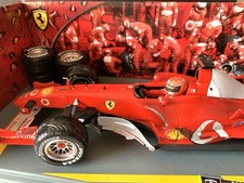 Ferrari F2003 GA - 1:18 Hot Wheels - World Champion Gomme Rain