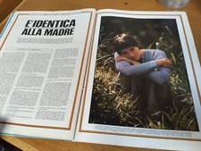 LIZA MINNELLI INTERVISTA ANNO 1970 ARTICOLO CLIPPING E' IDENTICA ALLA MADRE