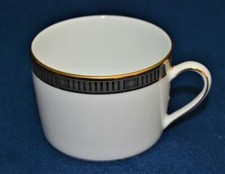 Nuova Tazza Piatta Madison Platinum Con Bordo Dorato Bernardaud Limoges Francia